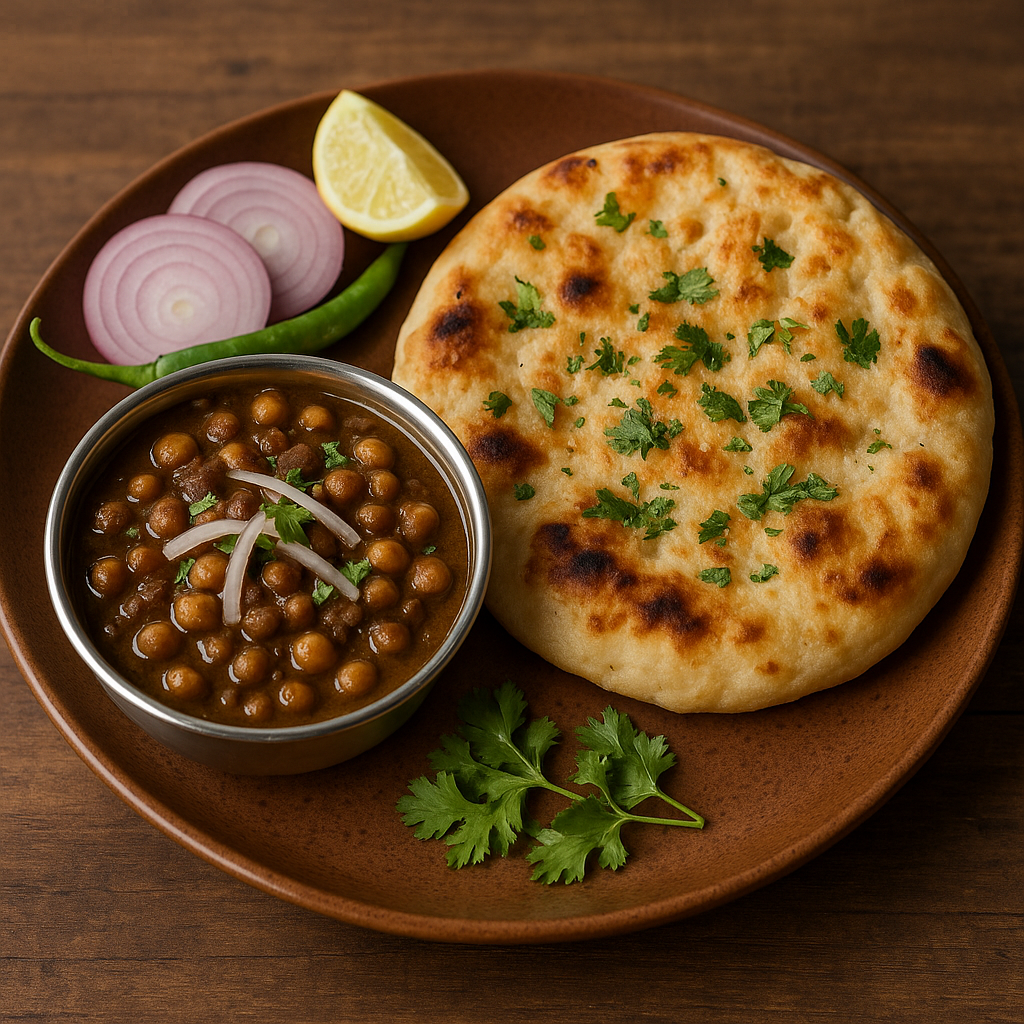 amritsari chole kulcha delight